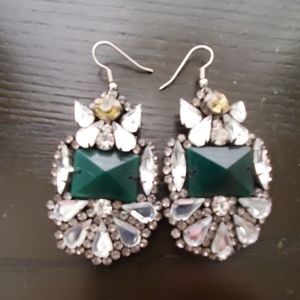 Green Anthropologie Earrings